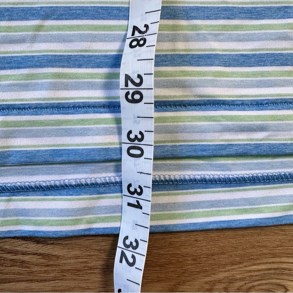 Peter Millar Polo Shirt Mens Large Striped Summer Comfort Golf Pinehurst 1895 - Picture 8 of 9